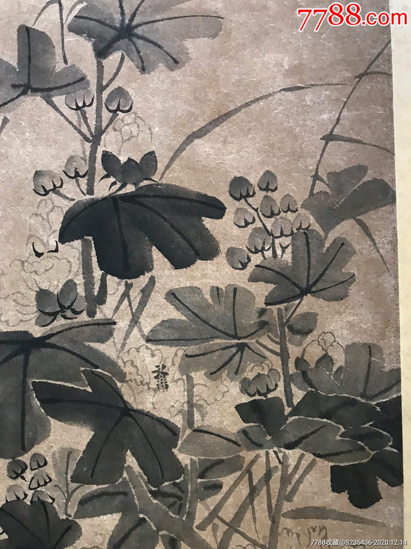 吕纪手绘画一幅,吕纪明代画家,善画人物花鸟,其花鸟画风呈两种面貌,一