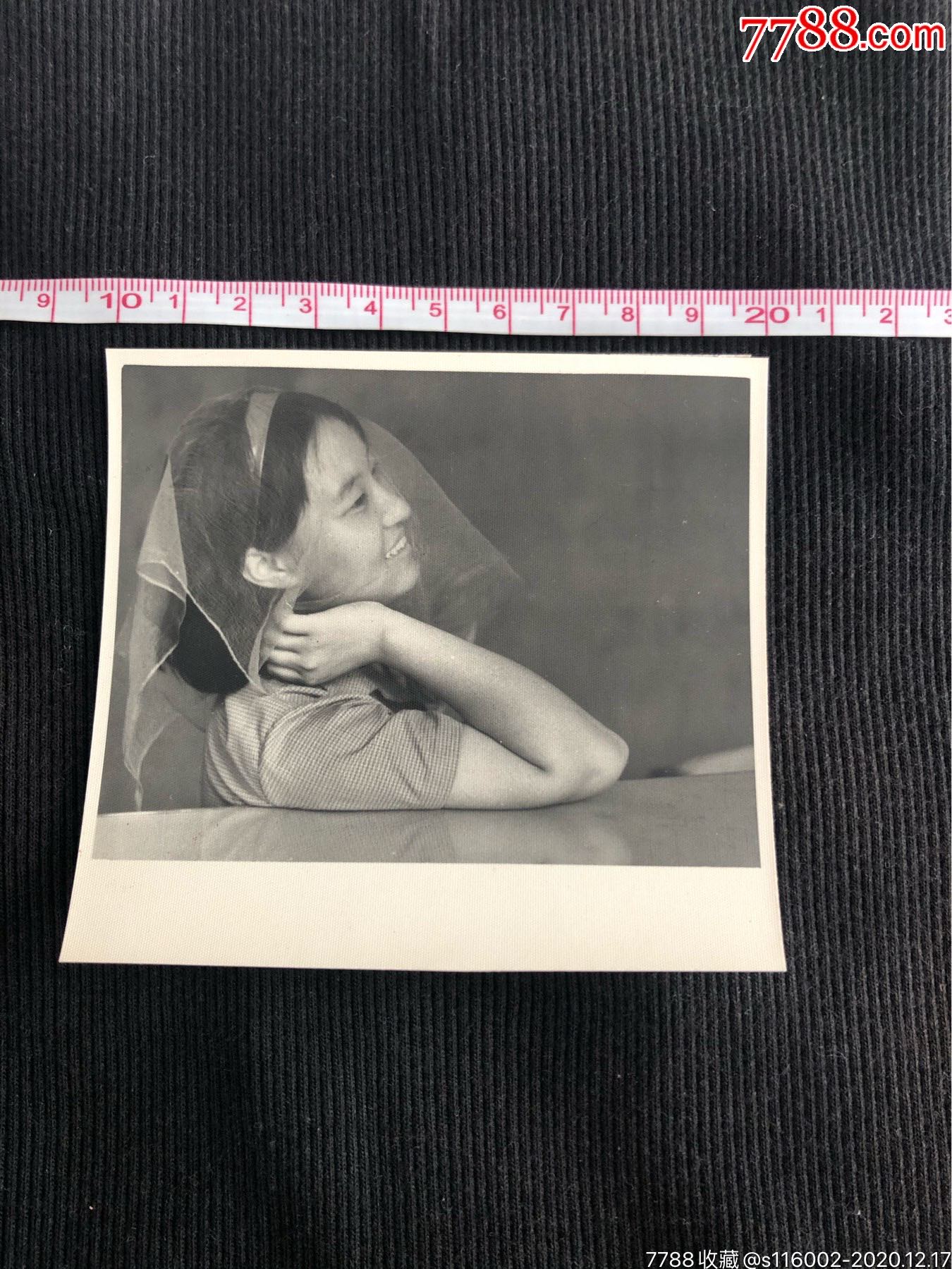 七八十年代纱巾美女摄影照片