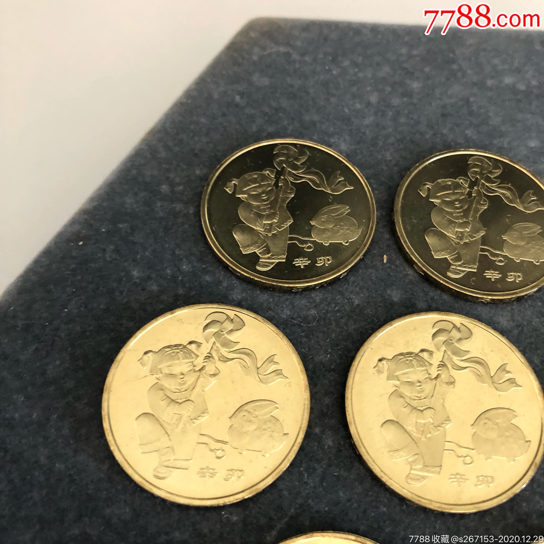 2011年生肖兔纪念币10个