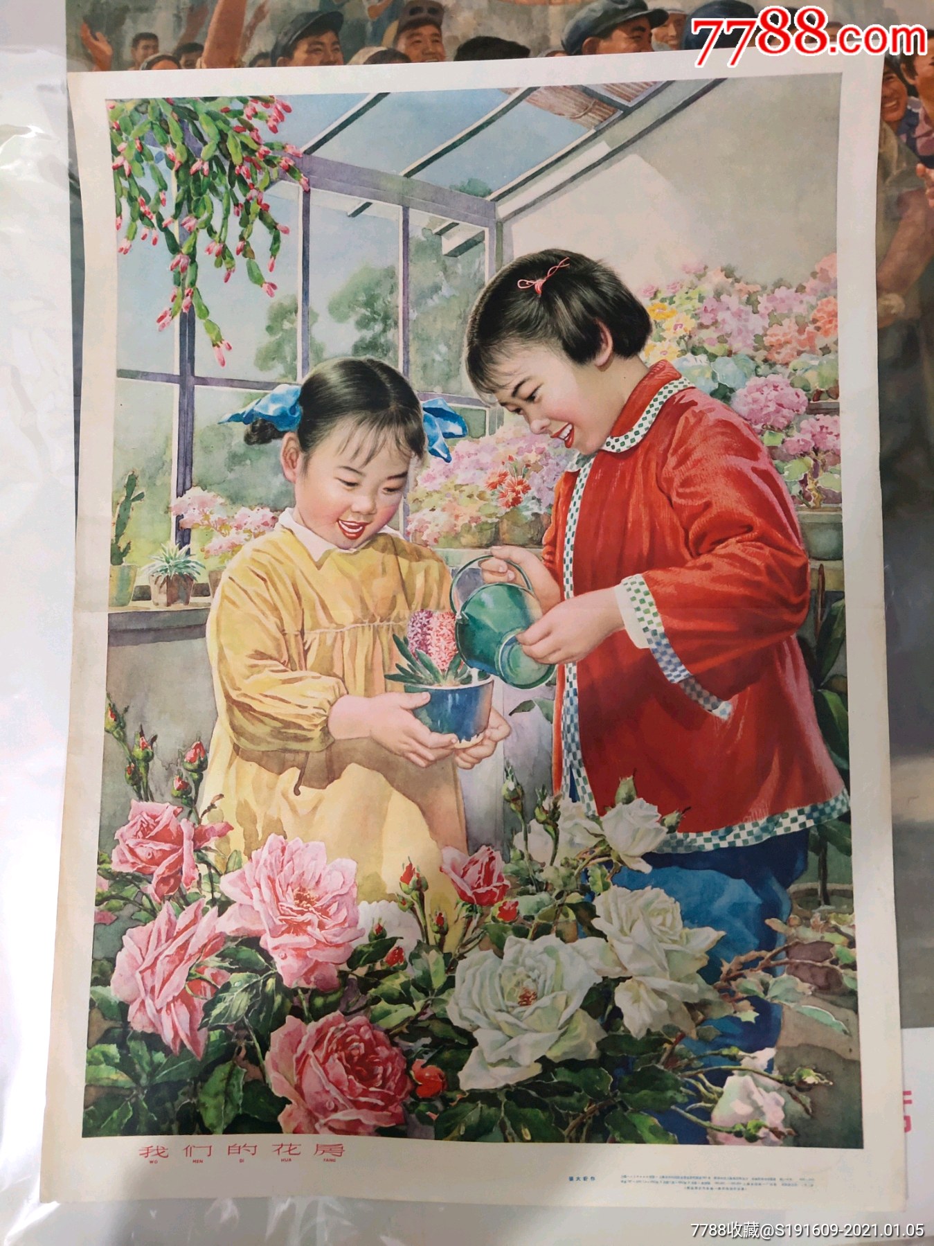 我们的花房张大昕作,1962年_年画/宣传画_第1张_7788集邮网