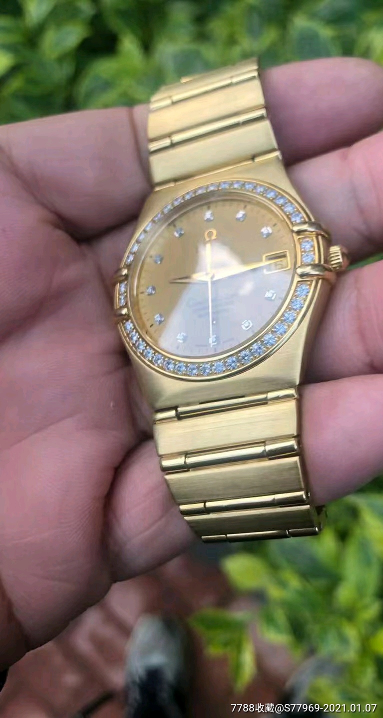 omega欧米茄星座18k全金自动机械男表_手表/腕表【二手闲置】_第2张