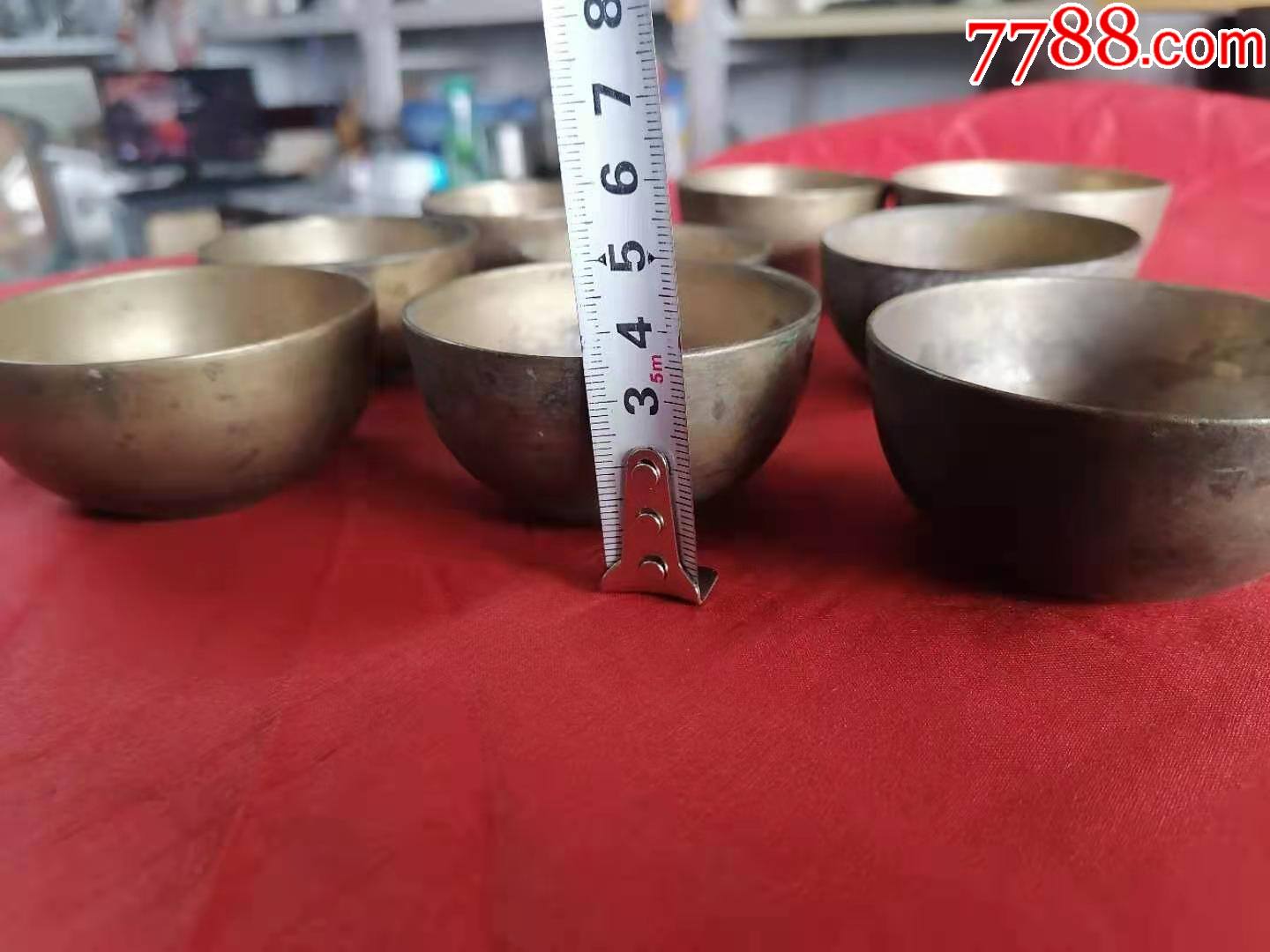 小铜碗9个