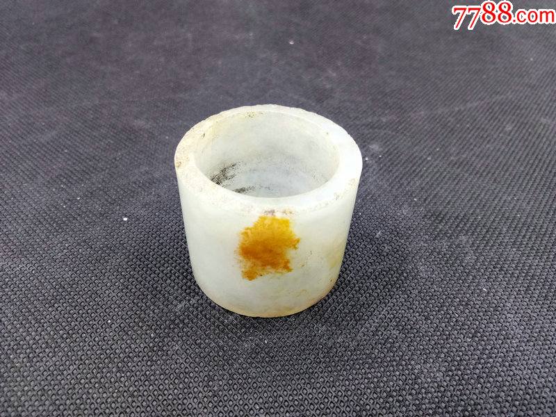 清代冰底老翡翠带黄翡大个发箍