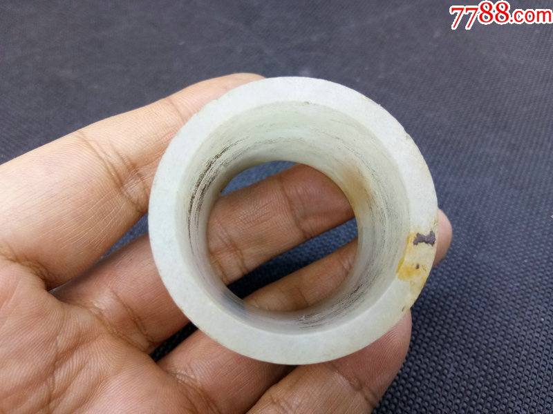 清代冰底老翡翠带黄翡大个发箍_翡翠/缅甸玉【嘉臣收藏】_第11张_7788