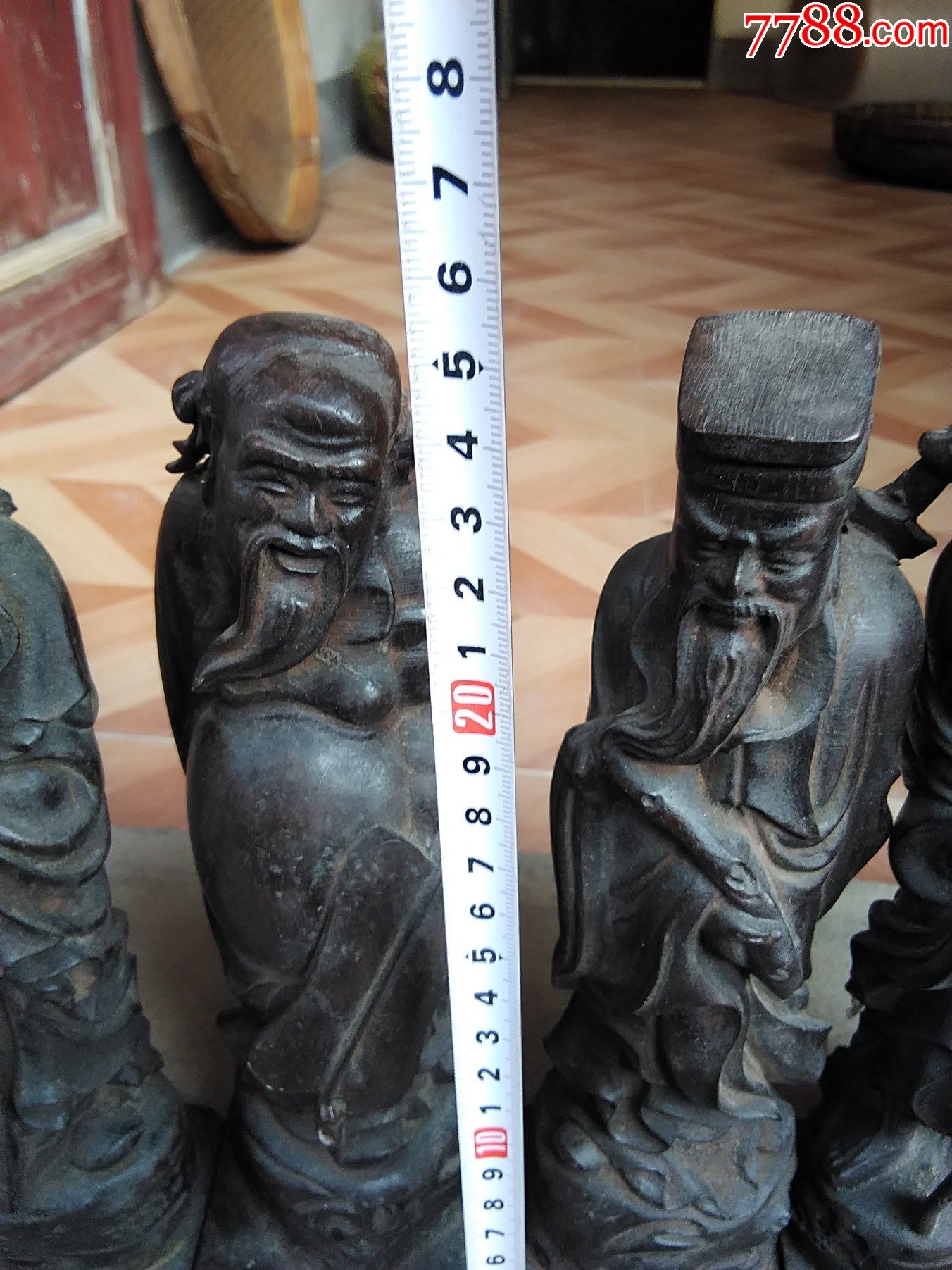 木雕八仙人物