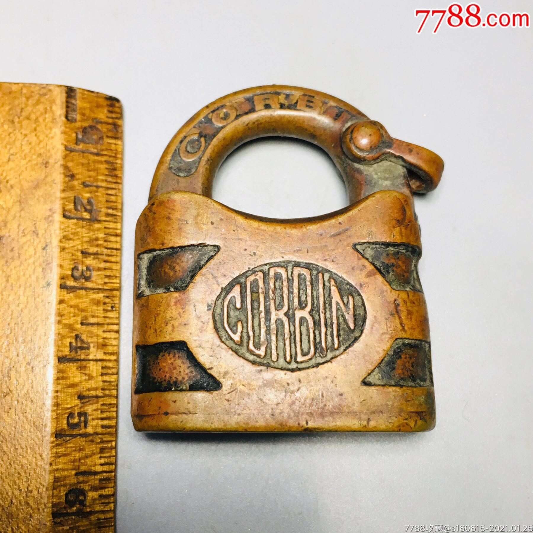 民国时期卡宾牌corbin锁和耶鲁yale齐名的百年老铜锁