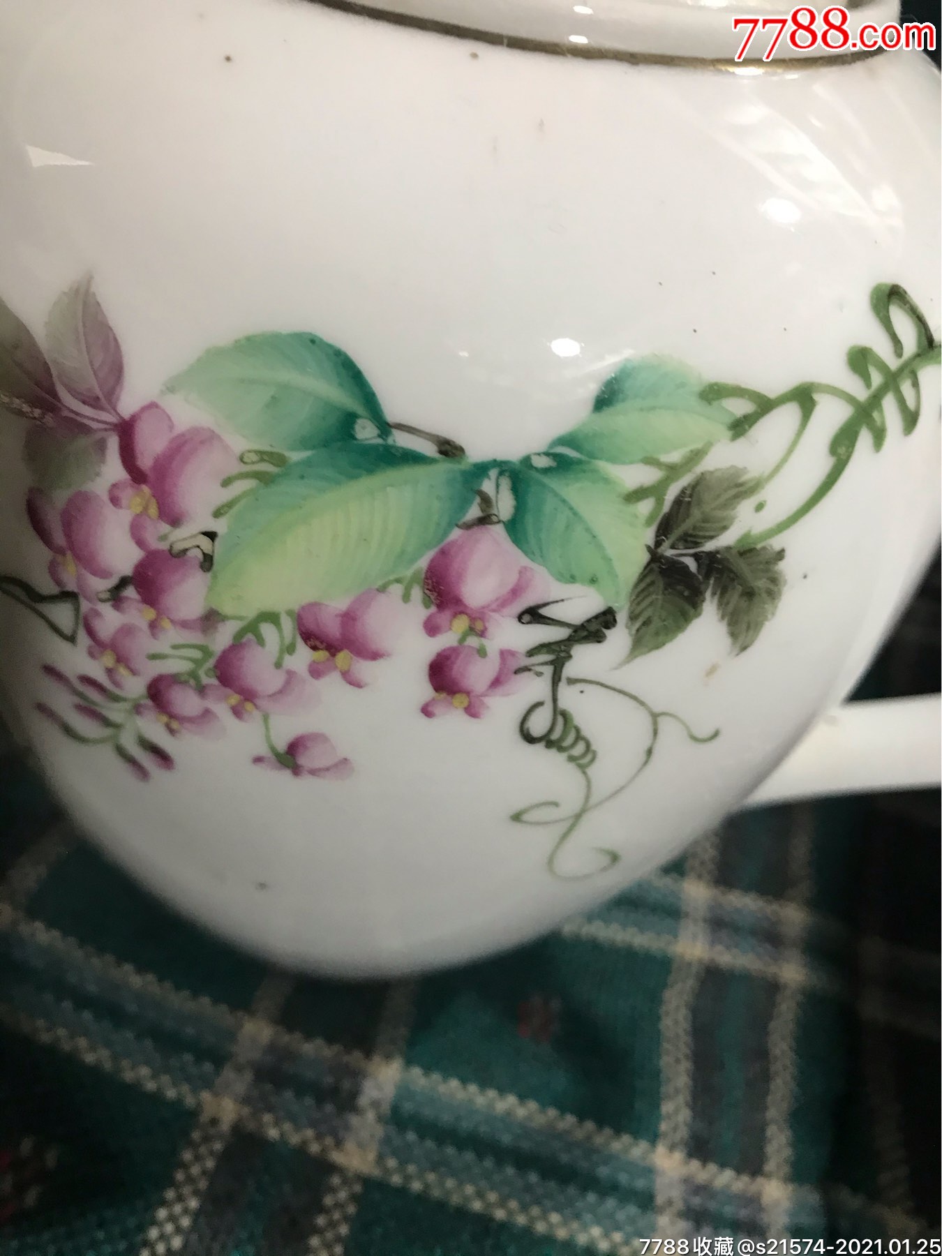 湖南醴陵釉上彩花卉壶_彩绘瓷/彩瓷_第4张_7788瓷器