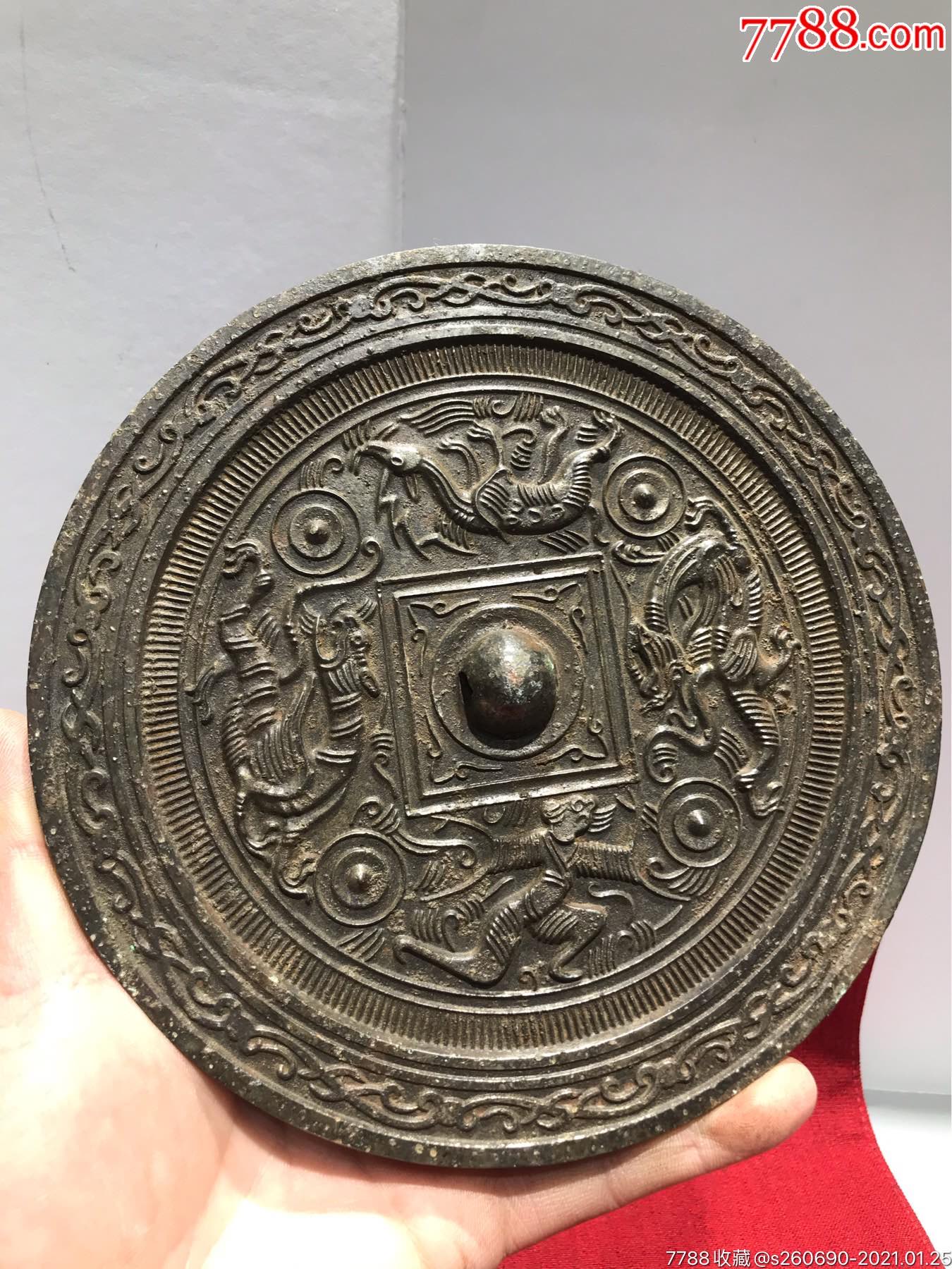 四象青铜镜_铜镜_第3张_7788铜器收藏