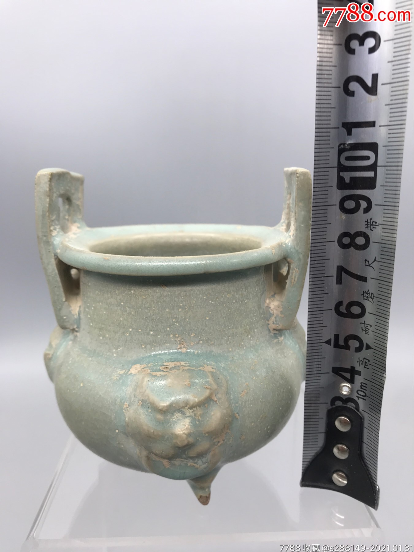 宋汝窑小琴炉汝窑香炉