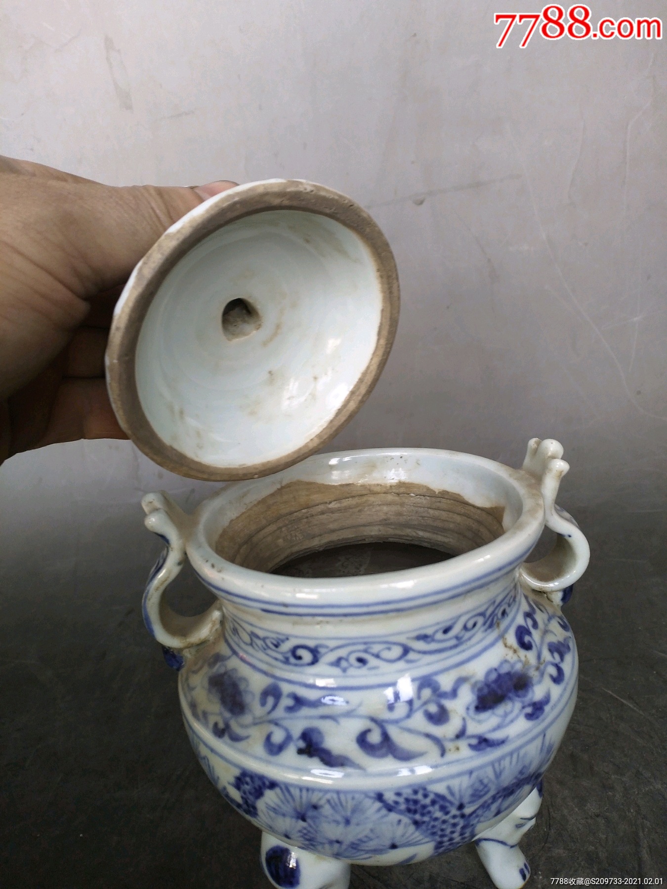 元代青花香炉_第6张_7788陶瓷