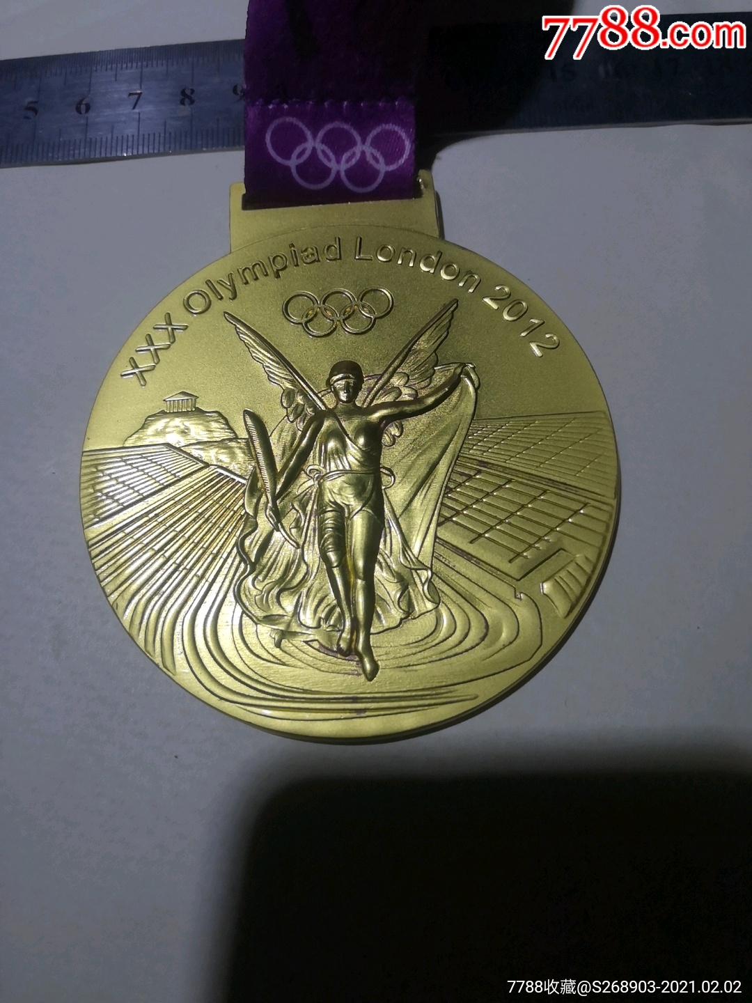 2012伦敦奥运会奖牌马拉松挂牌定制金属奖牌