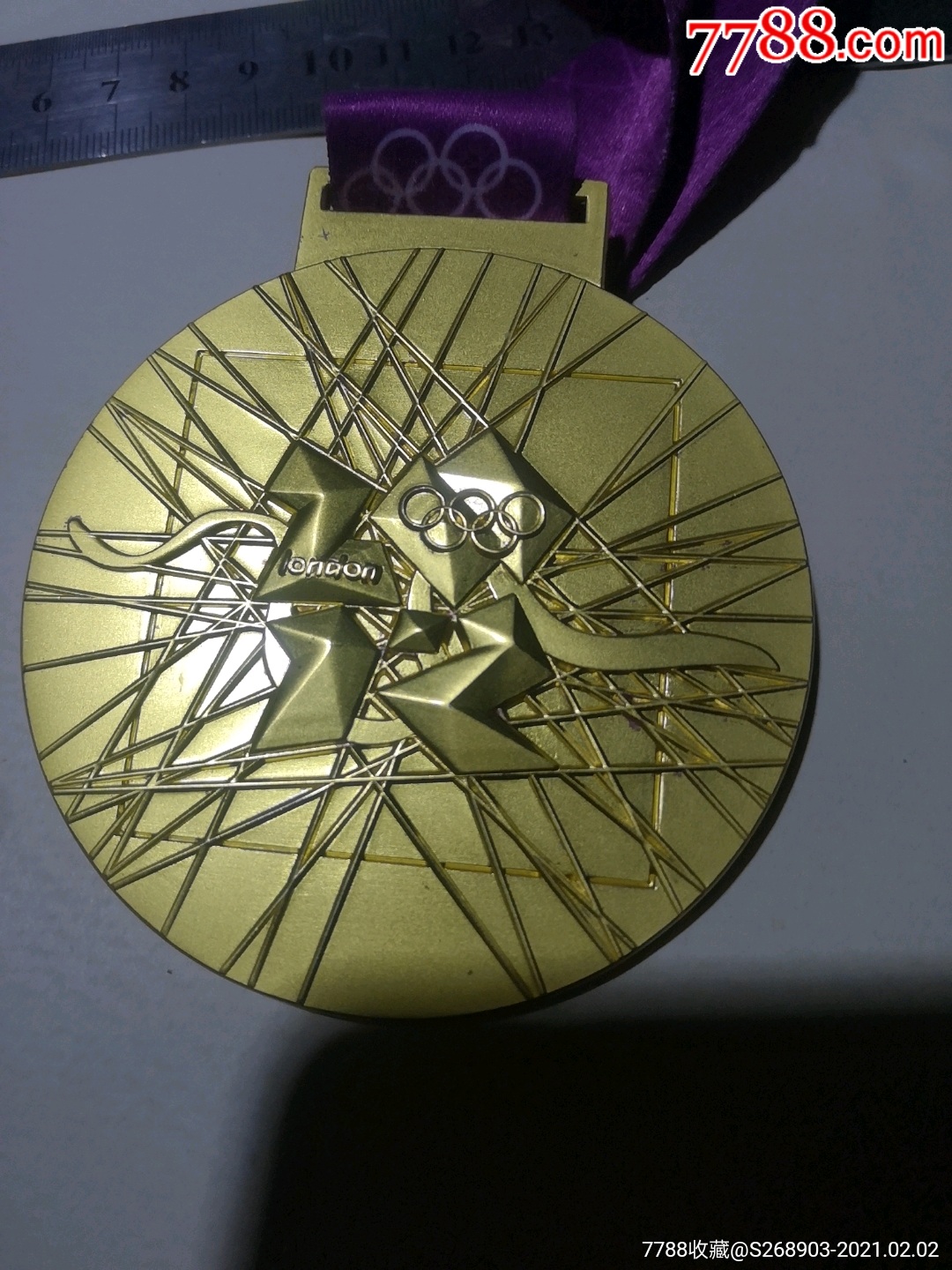 2012伦敦奥运会奖牌马拉松挂牌定制金属奖牌