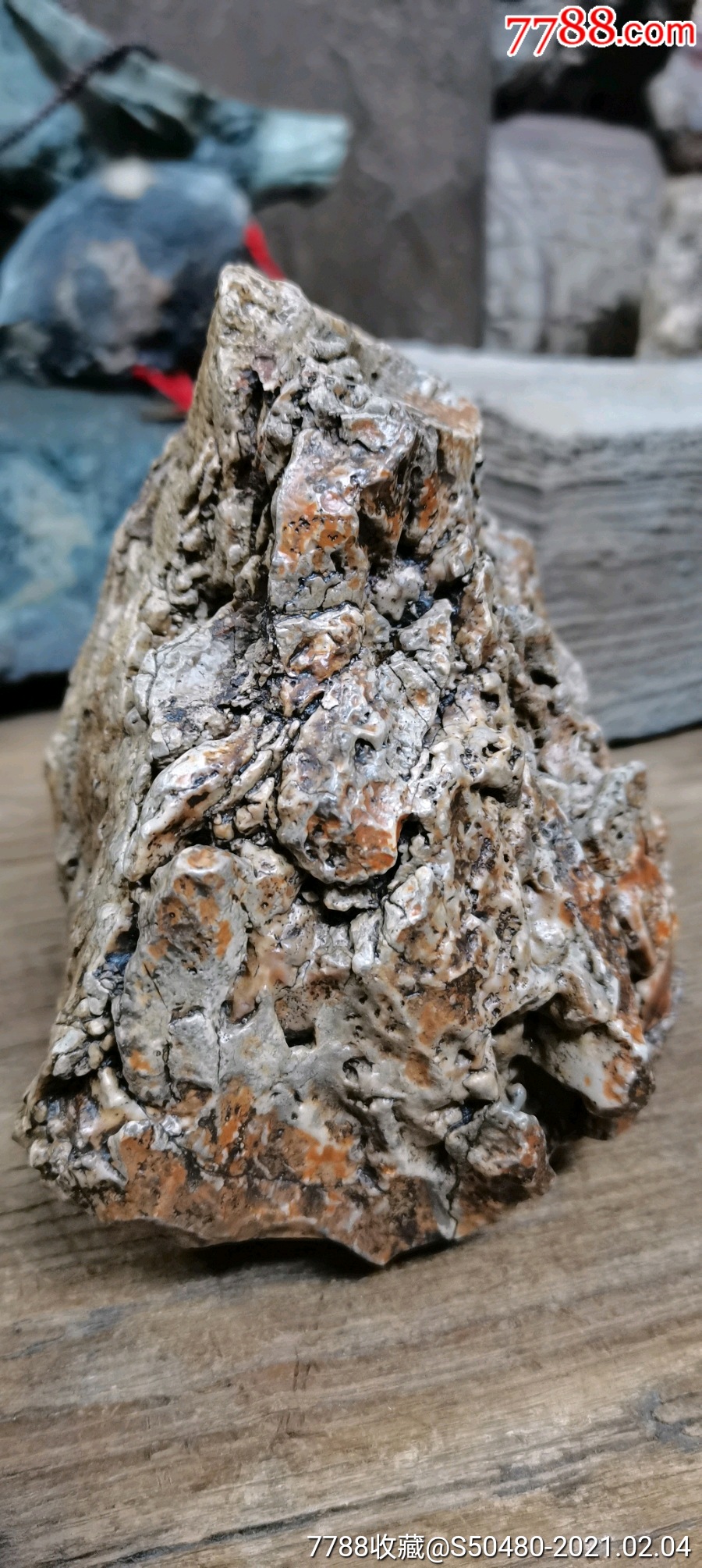 自然景观造型石风凌石风砺石老皮戈壁石戈壁玛瑙原石内蒙阿拉善地表料