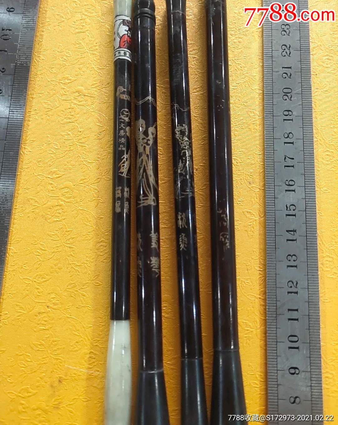 湖州善琏平锋笔庄毛笔四支_毛笔_第5张_7788茶具