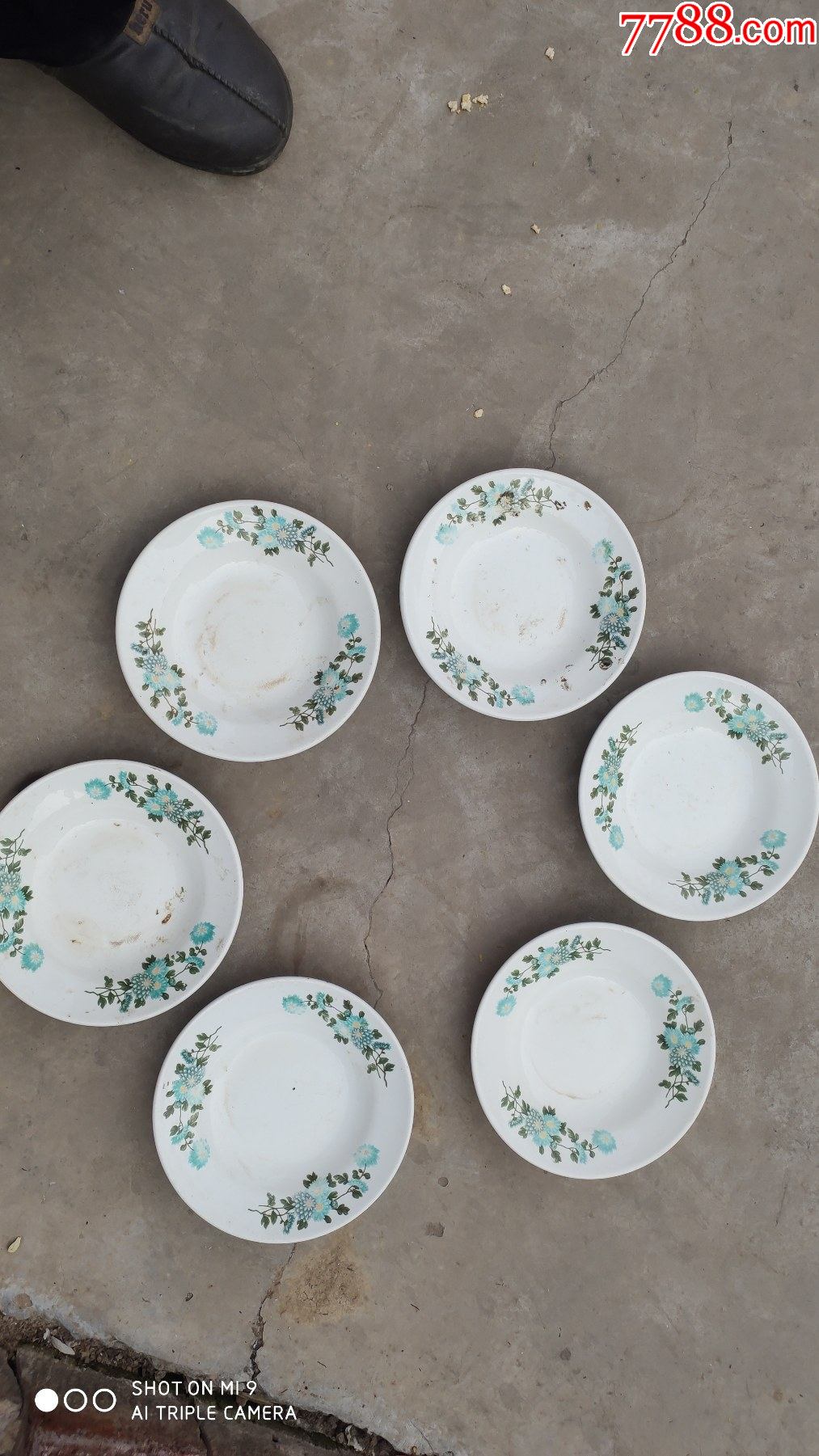 瓷器类生活用瓷出口瓷器盘子6个一组合售madeinchina