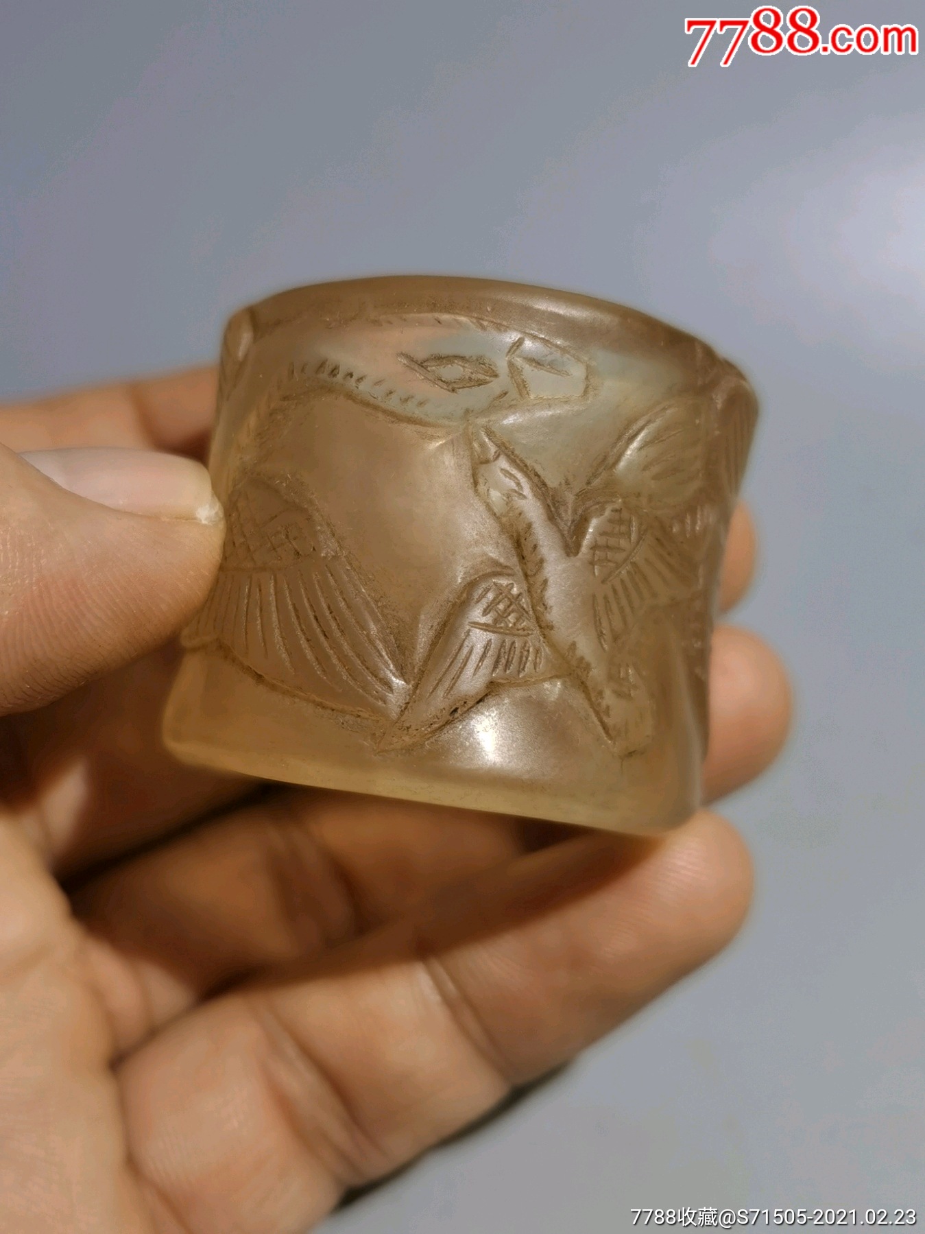 辽金老水晶扳指