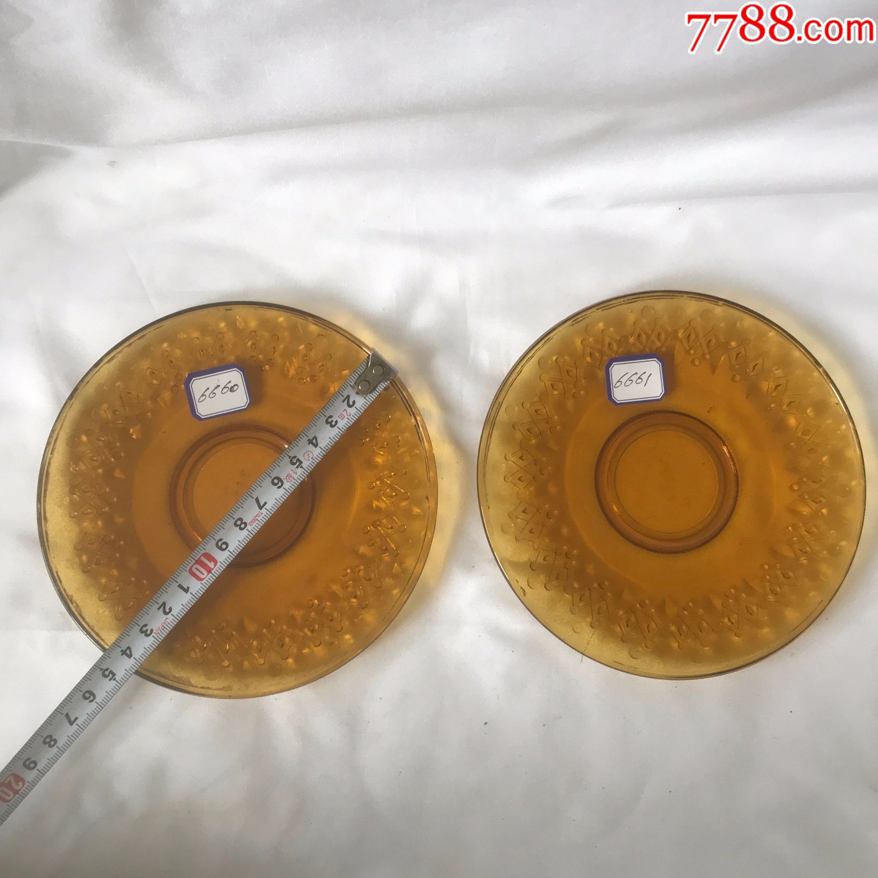 琉璃咖啡杯托碟t6209两个总价6660