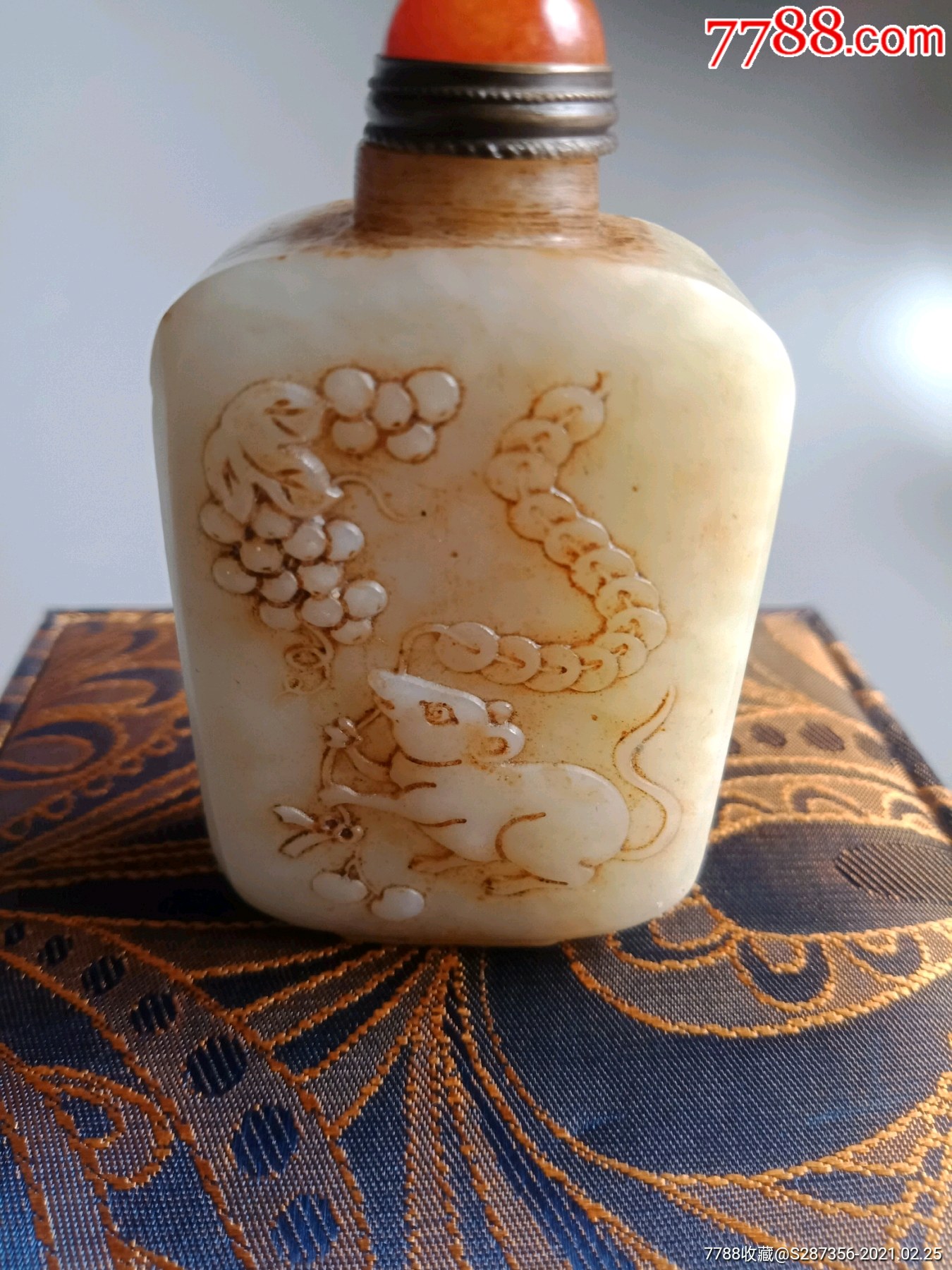 和田玉鼻烟壶_鼻烟壶_图片收藏_回收价格_7788相机收藏