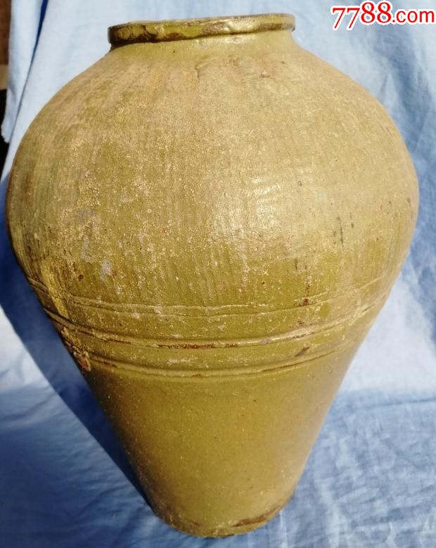 唐代茶叶末釉大罐子品相完好_黄釉瓷_第3张_7788瓷器