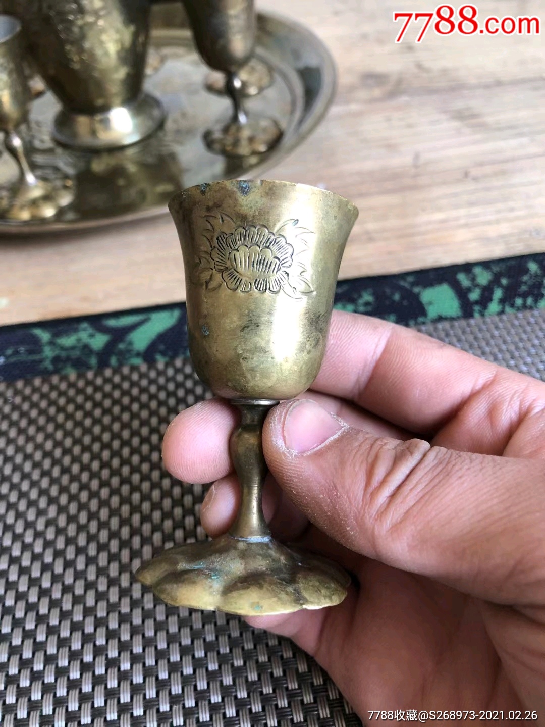 铜酒壶一套_铜壶/铜瓶_配件图片_收藏价格_7788钟表