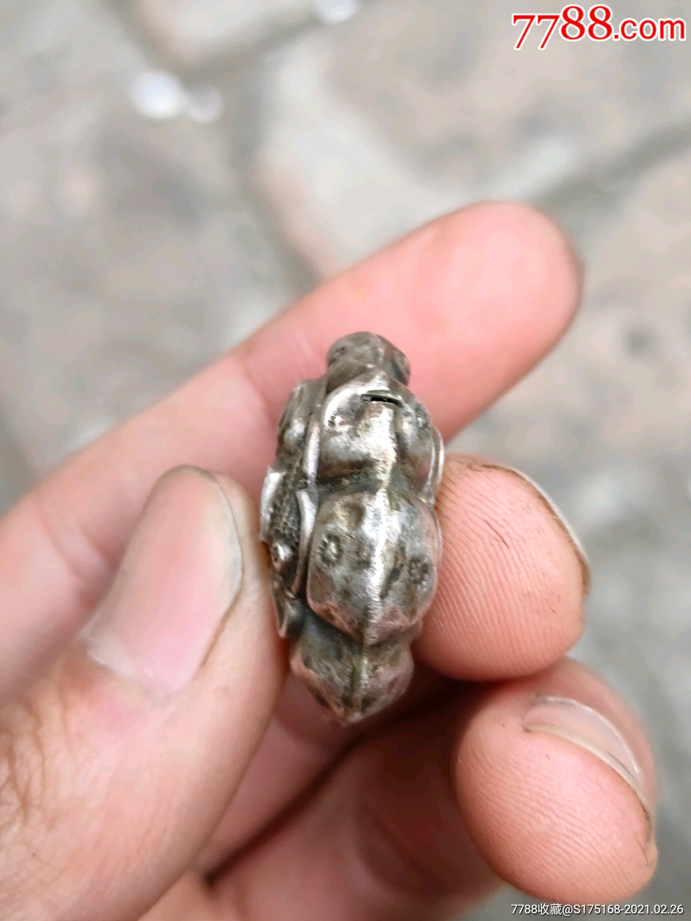 清代厚皮老银锁_银锁/银项链_第9张_7788铜器收藏