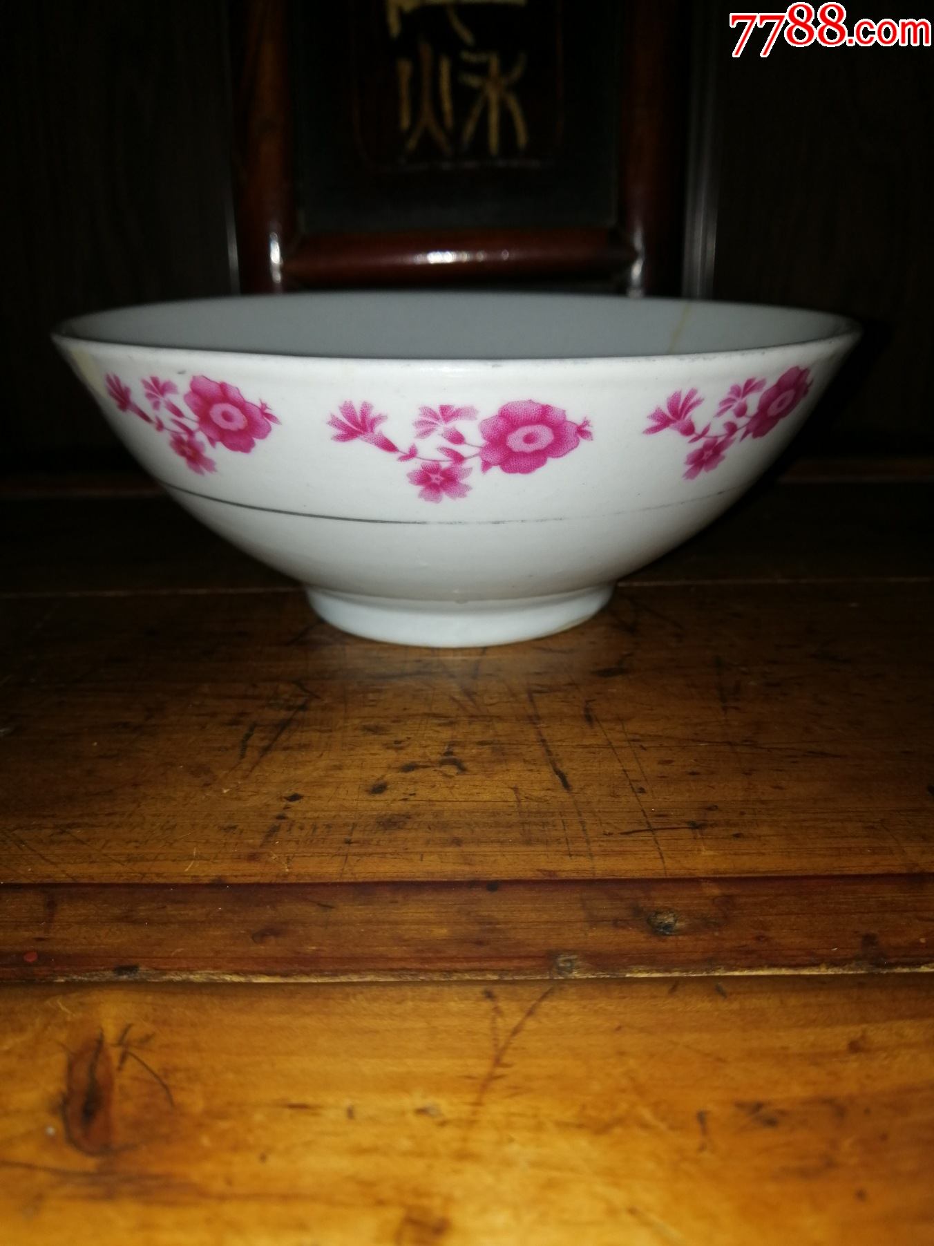 早期湖南石湾窑(底款正面飞鸽)小碗(当收藏底款瓷片便宜出)