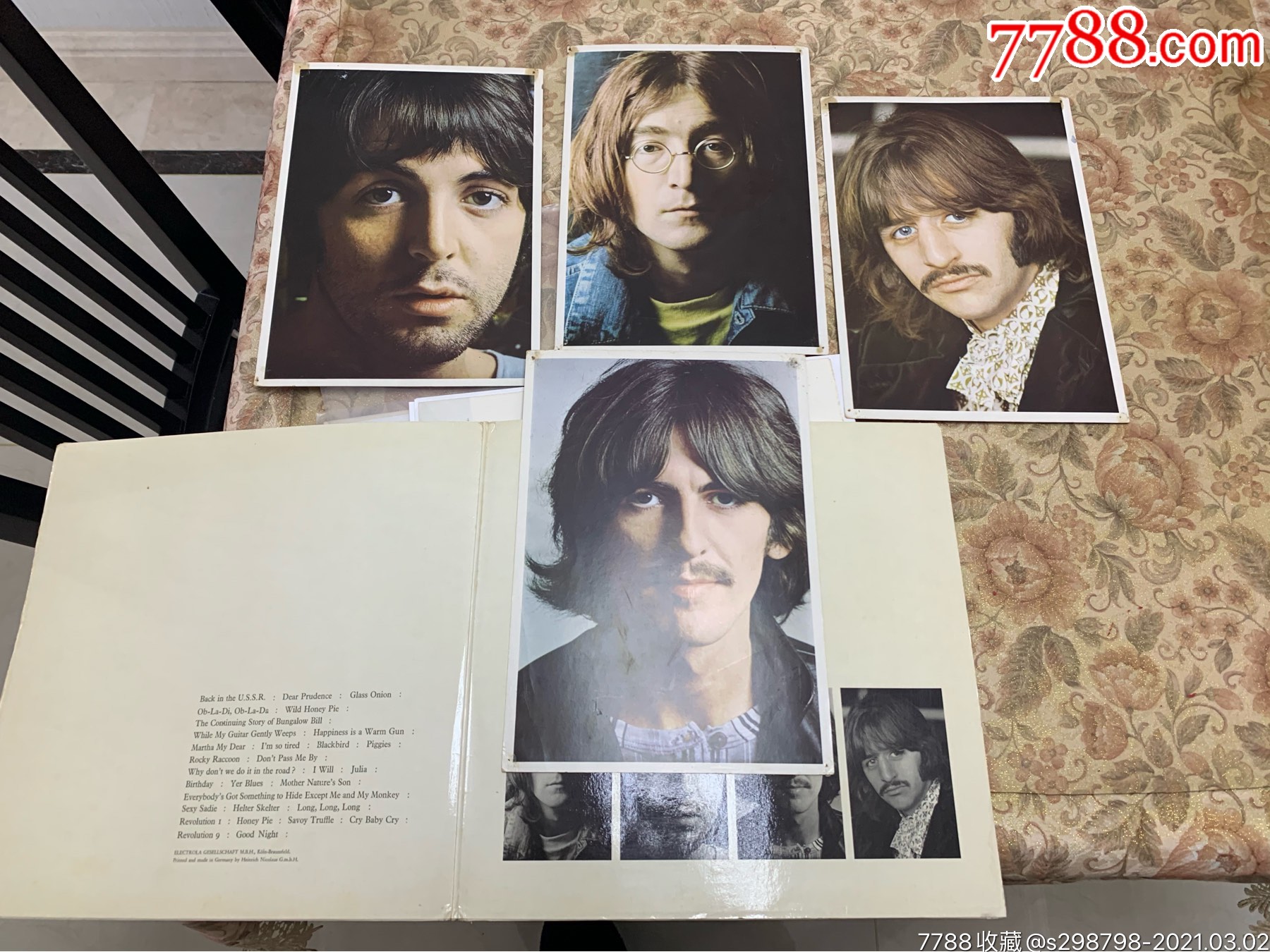 披头士thebeatles白色专辑限量编号版nm品相