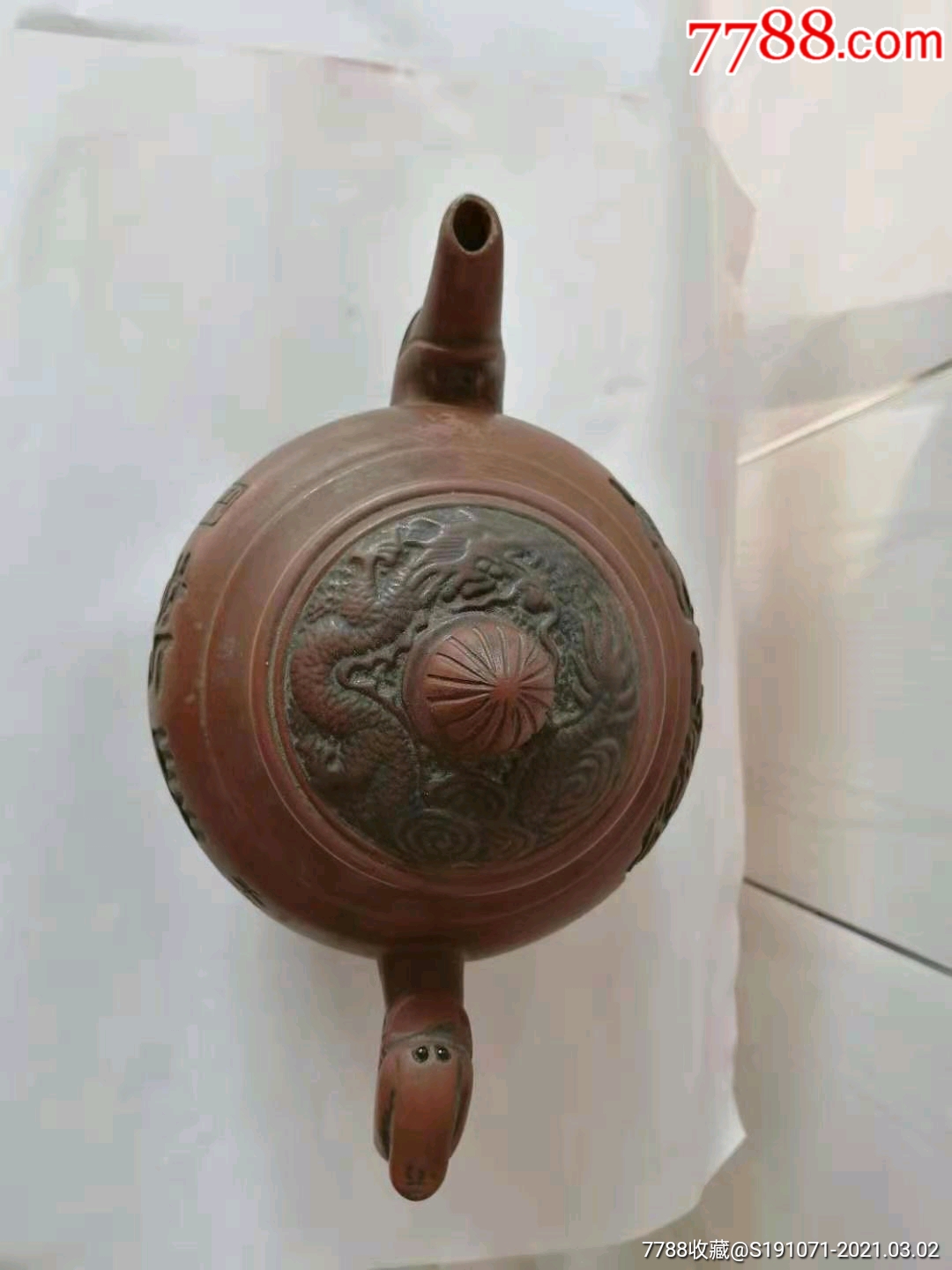 济南府拆迁喜得一把民国时期石泉紫砂壶,包浆浑厚,全品相,无磕碰,无