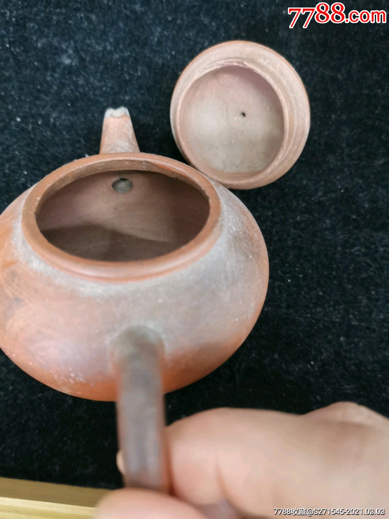 60年代仿清中叶名家惠孟臣水平壶_紫砂壶_第5张_7788瓷器