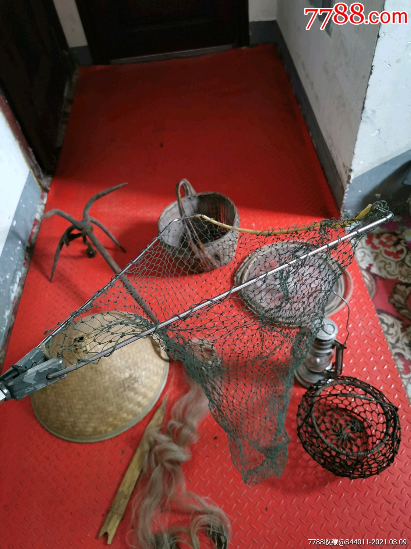 老渔具,捕鱼工具,老民俗