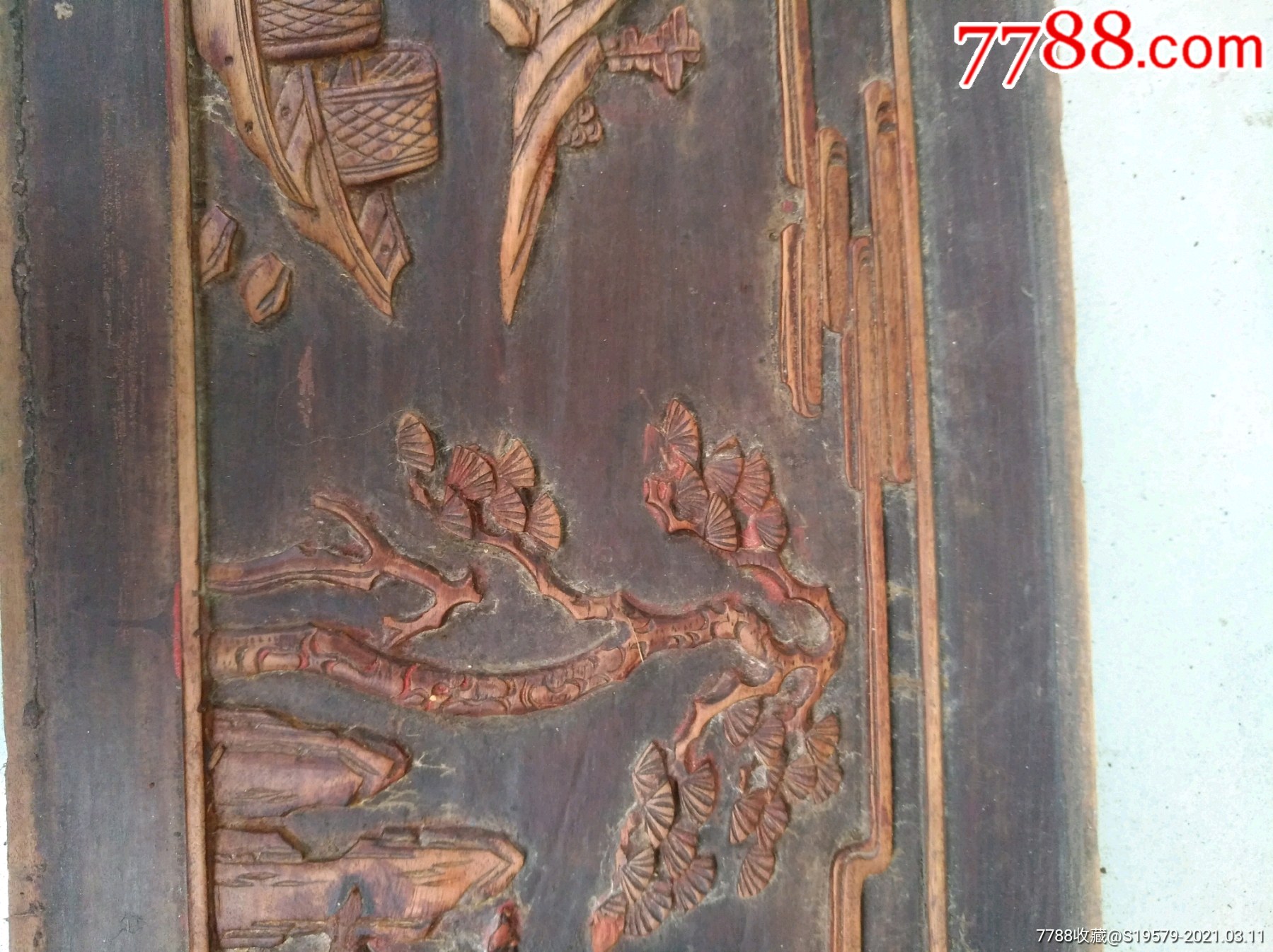 木雕花板两块_木雕壁画/壁挂_第10张_7788字画网