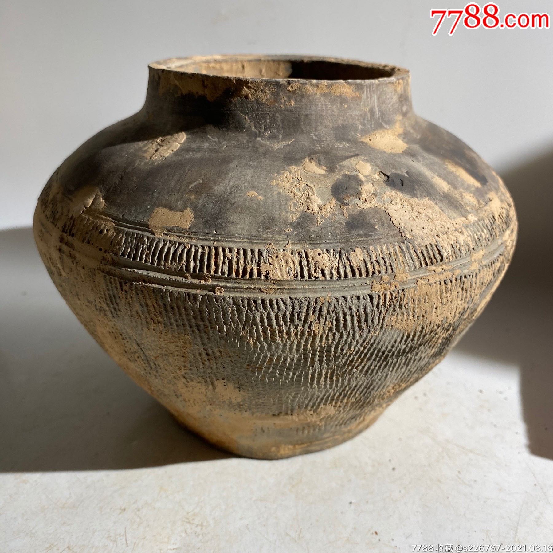古玩陶器古董汉代陶罐_价格450元_第1张_7788收藏__收藏热线