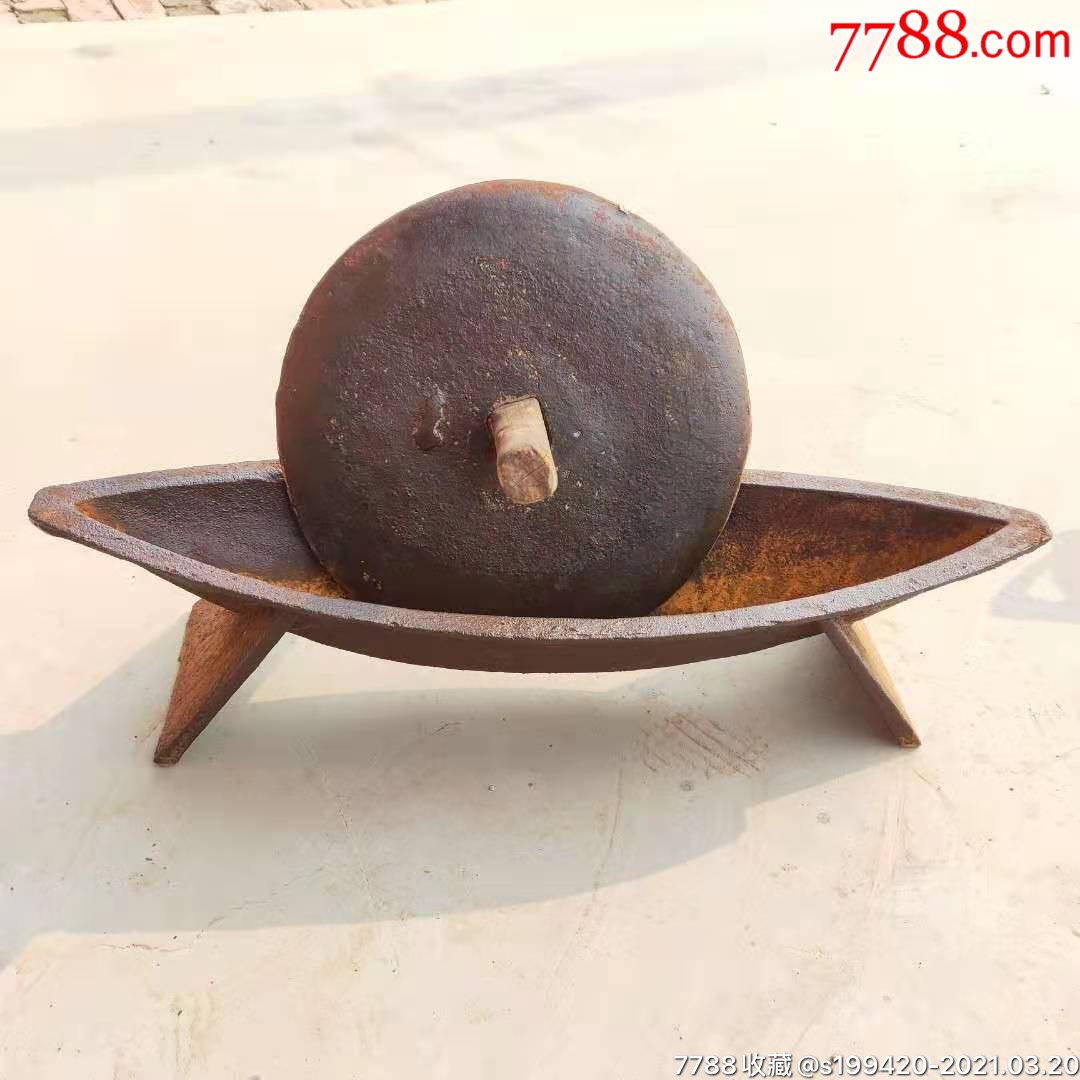 清代中药工具6件套,小铡刀,药捻子,捣药缸,熬药锅,中药瓶,小秤,品相
