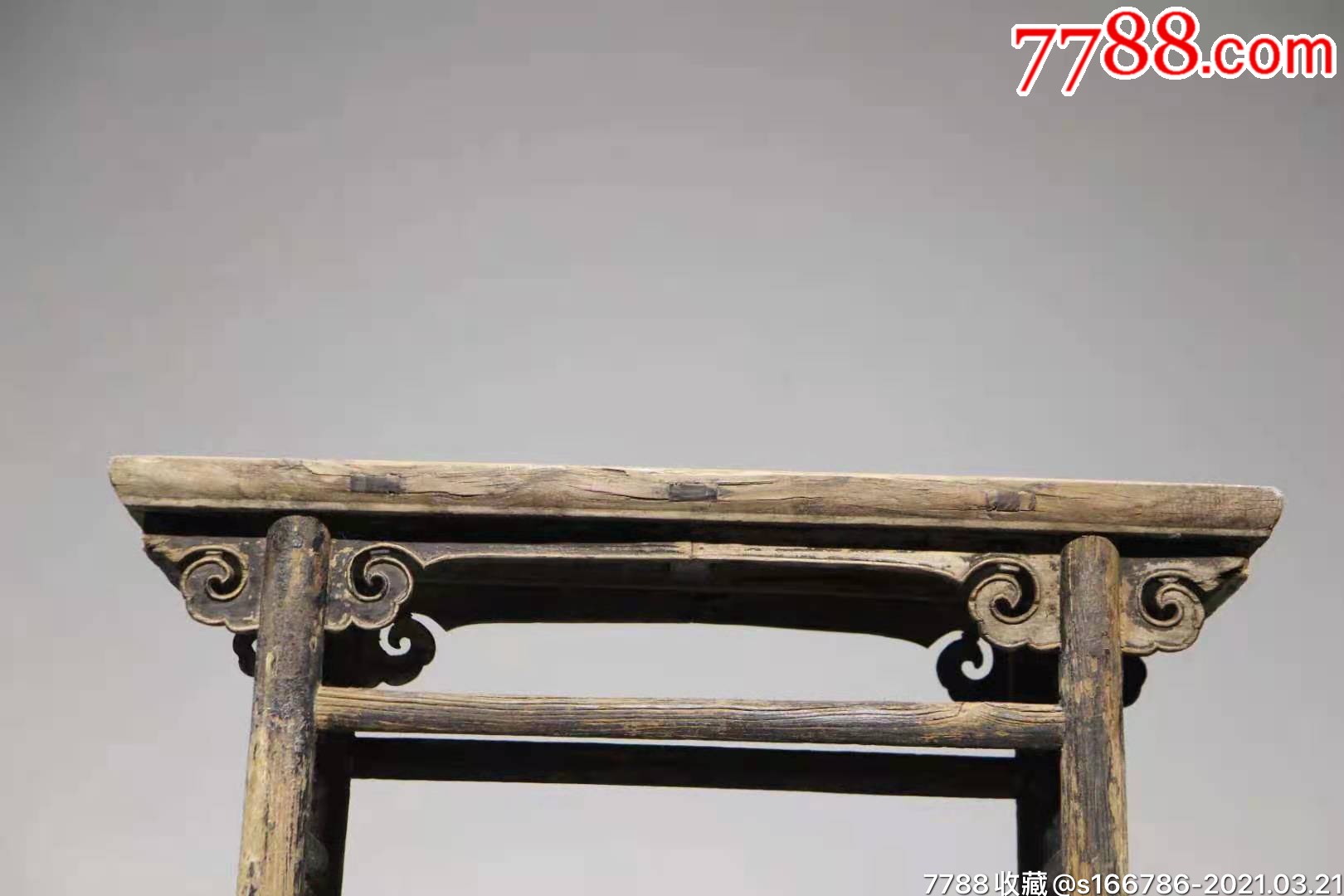 榆木,尺寸83-96-69-品相如图,包老,_木桌/几/案_第2张_7788旧家具收藏