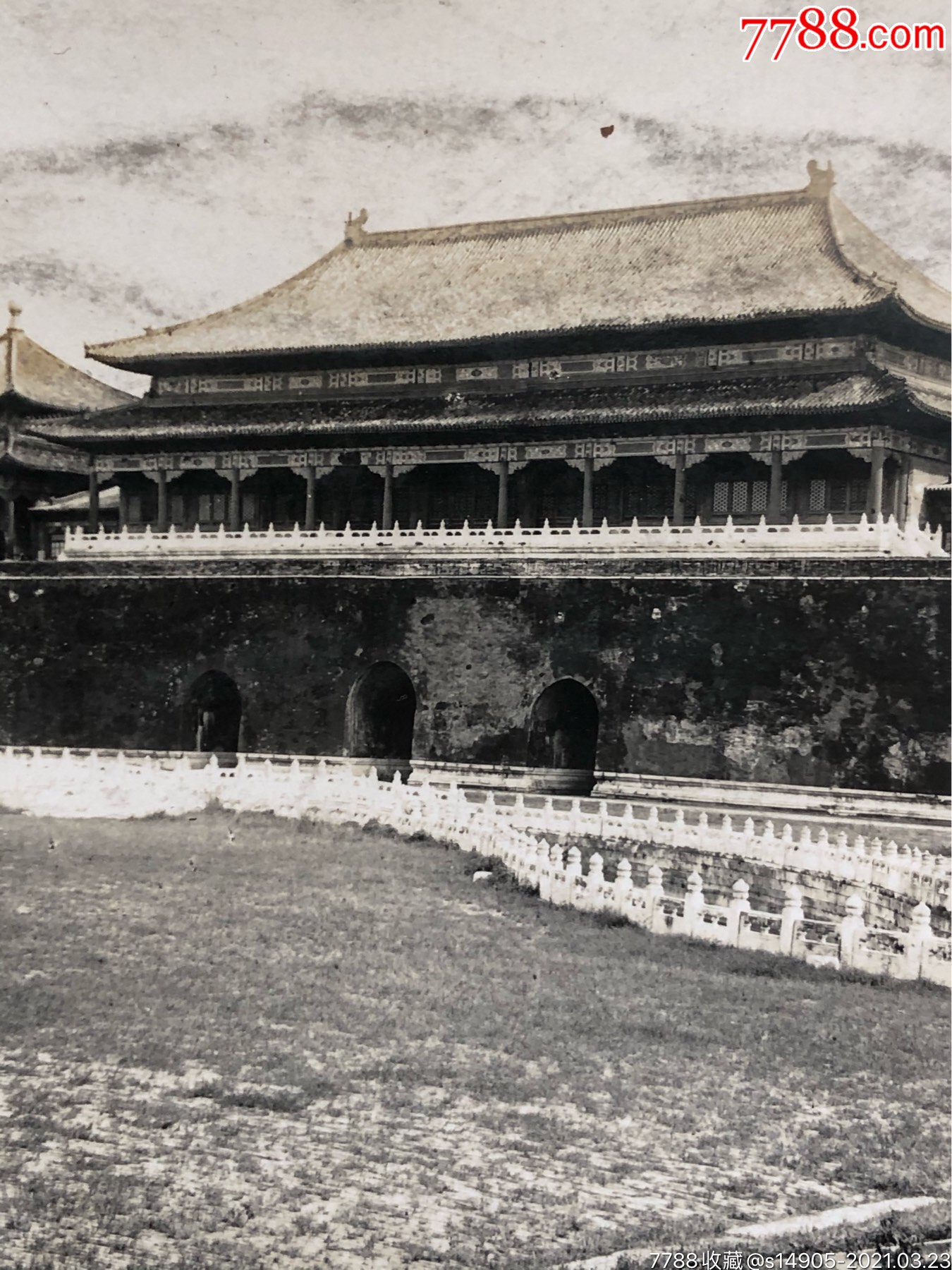 民国早期北京故宫紫禁城正门北京午门原版老照片