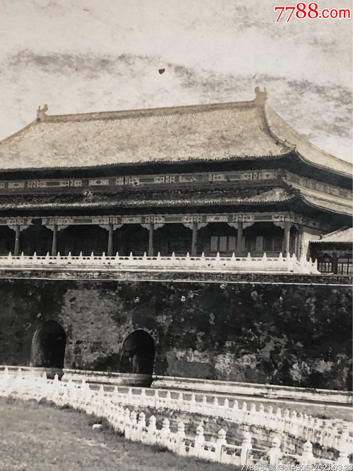 民国早期北京故宫紫禁城正门北京午门原版老照片
