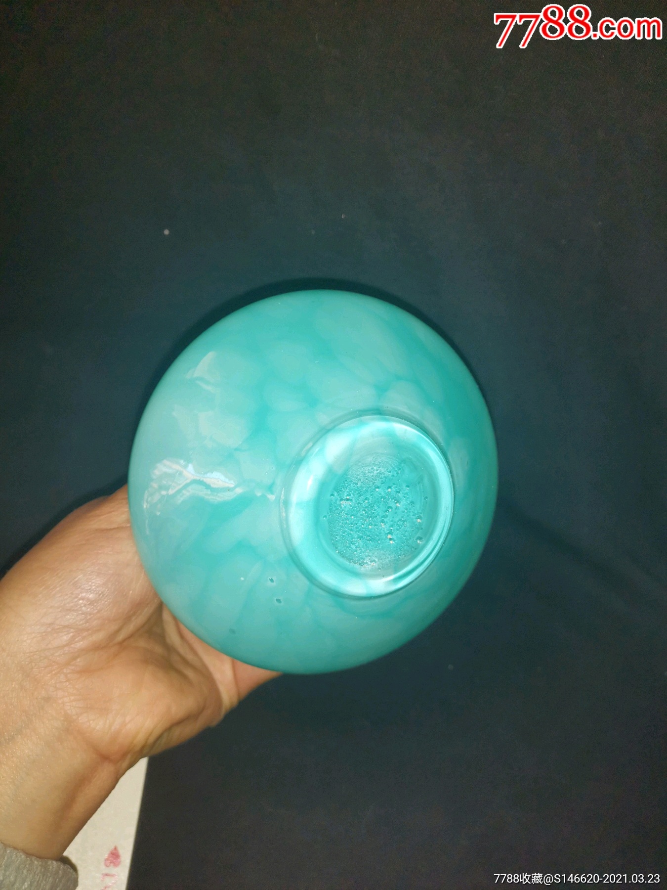 琉璃花瓶一对