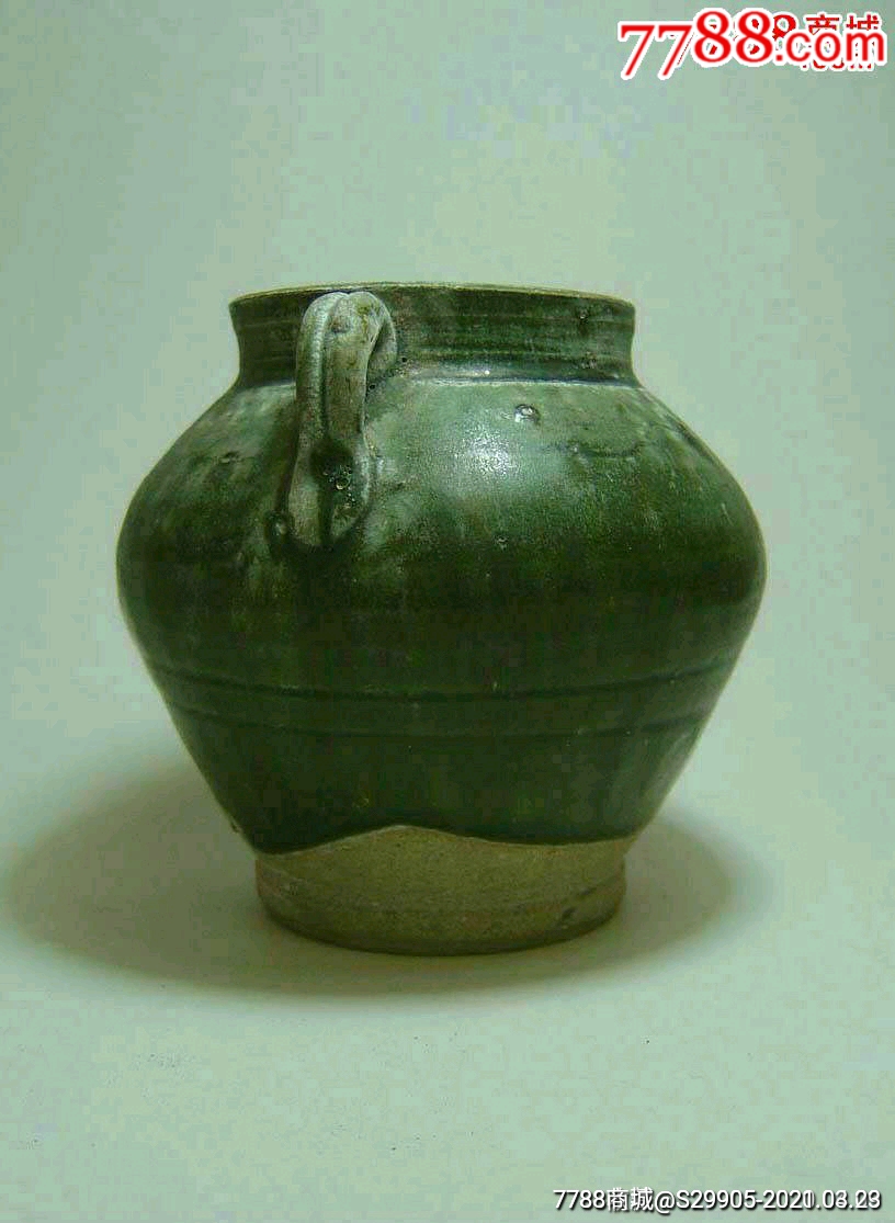 辽金绿釉双系罐_绿釉瓷_第4张_7788瓷器