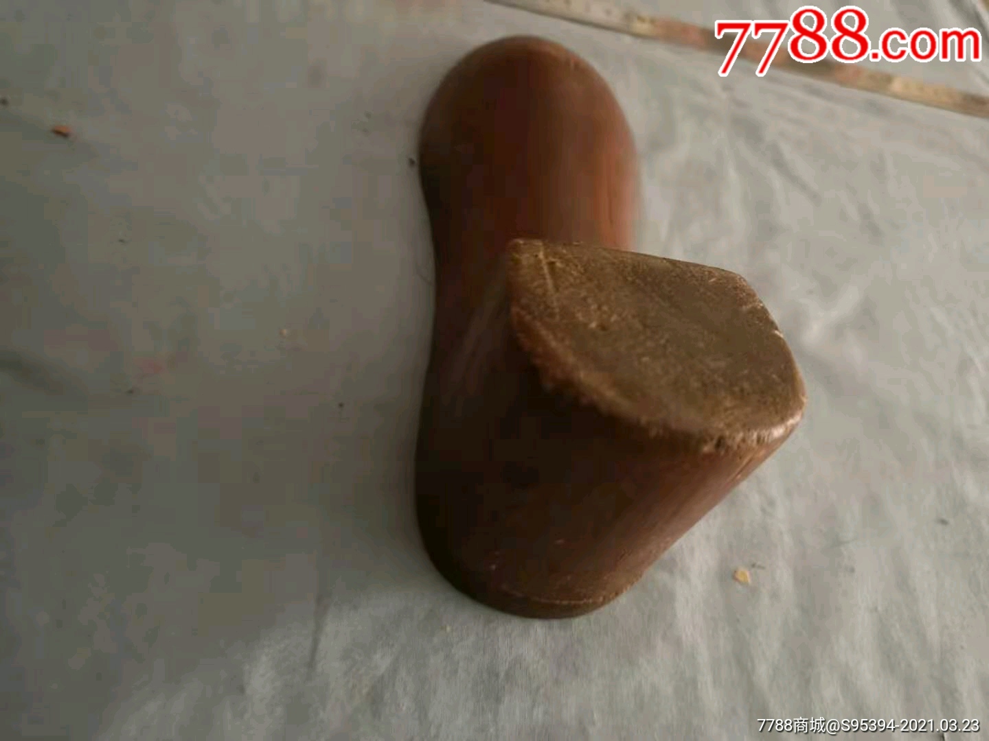 晚清民俗老袜板23*6.6cm