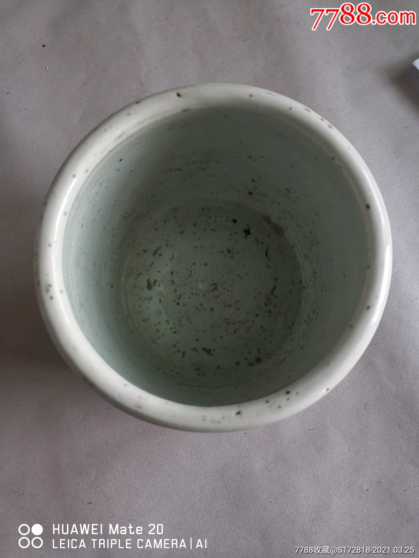 全品晚清民国三足缠枝莲青花香炉_青花瓷_第3张_7788瓷器