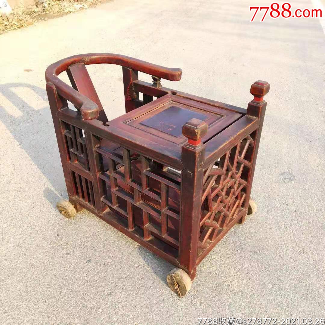 民国时期,榉木婴儿车60-价格:1500元-se79158892-其他木制用品-零售