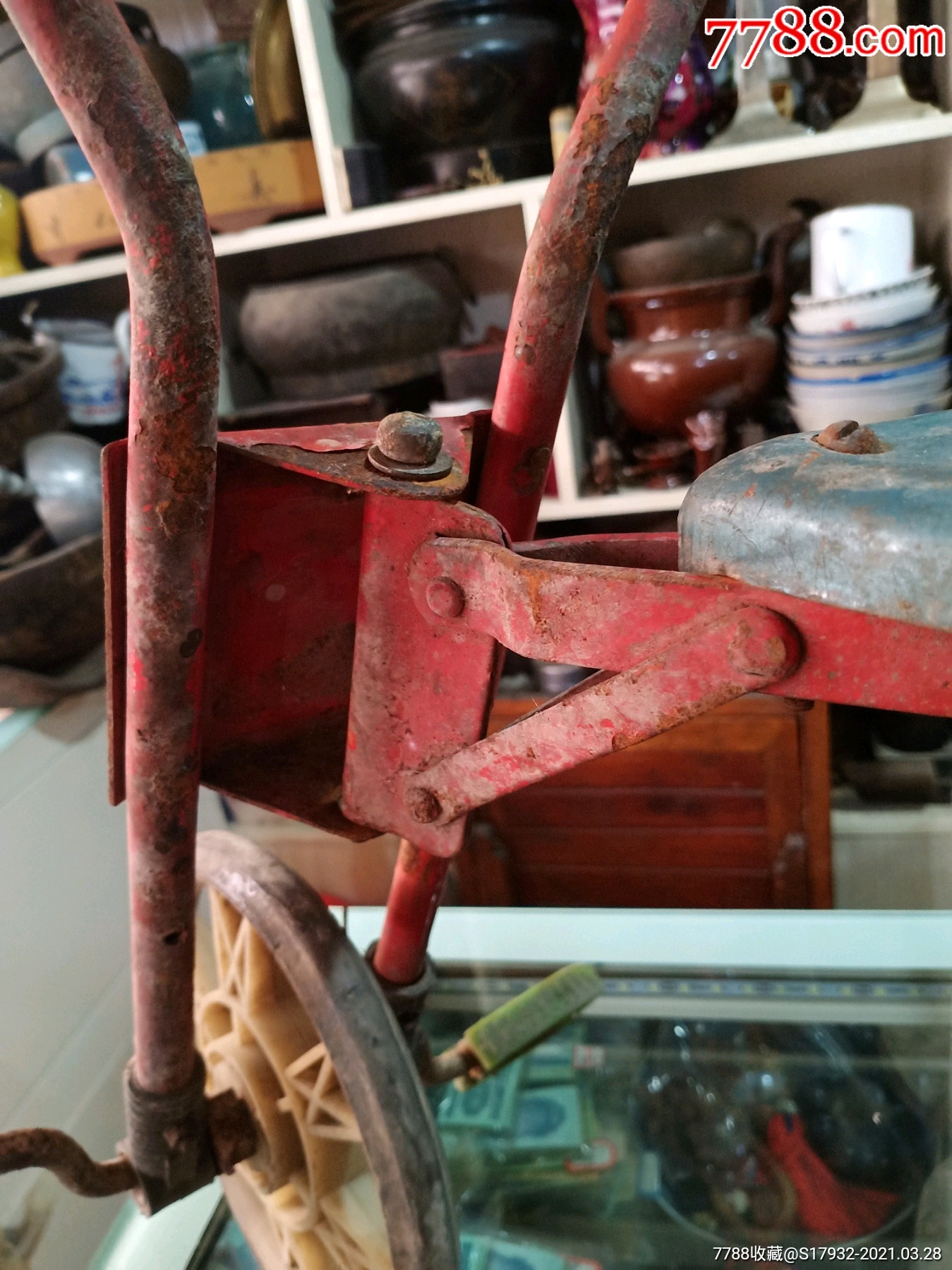 少见厚实八十年代儿童童车