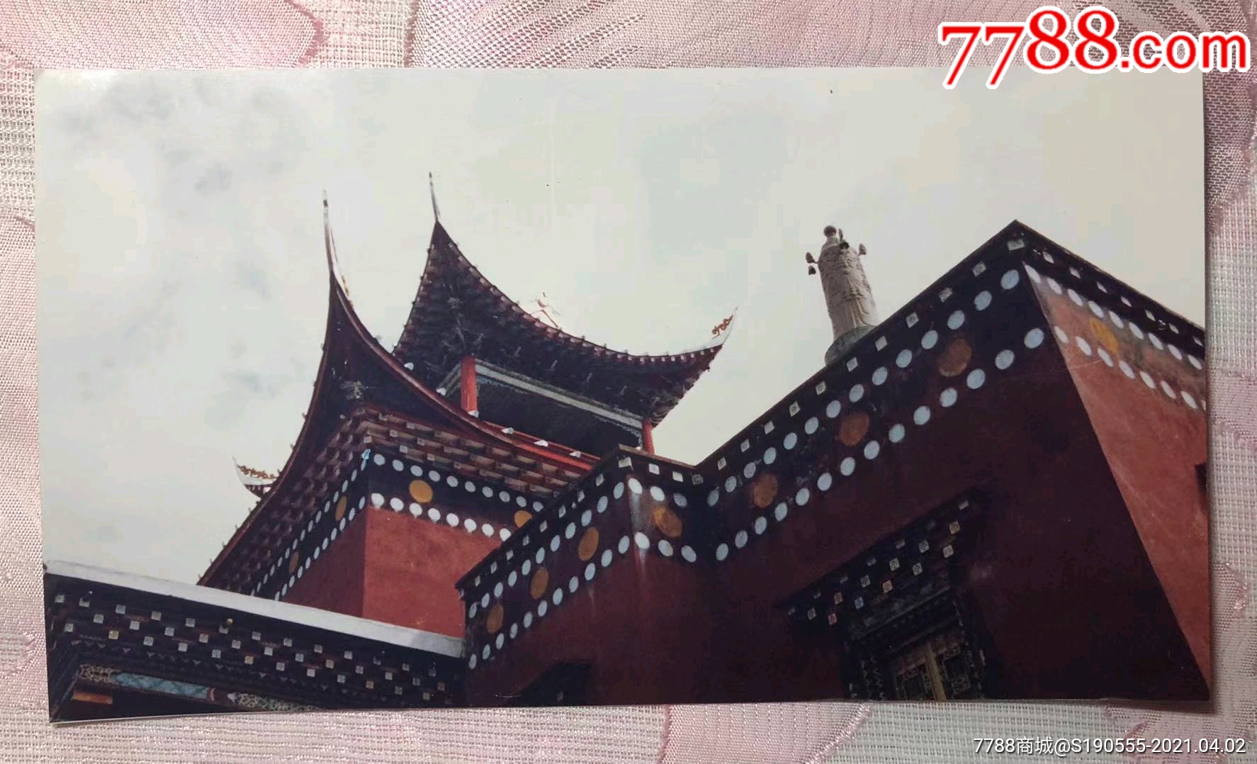 1995年四川康定城楼历史的音符摄影老照片