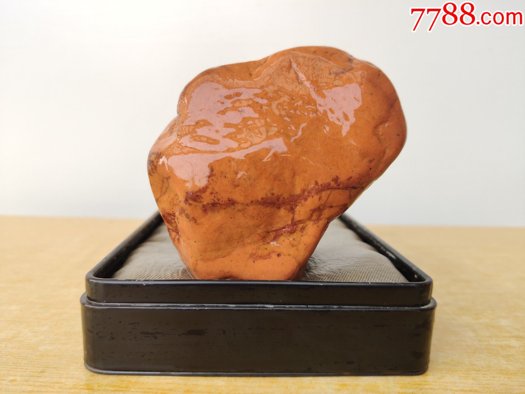 新进洛阳红泥石原石1269(色彩亮丽,石型完美,石质细腻)_价格8元【共城