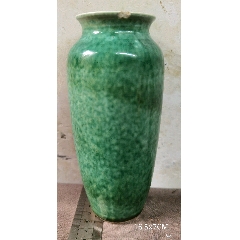 宋代手书"汴京官窑"款铁胎冰裂纹玻璃釉六方瓶9品￥1,500更多"绿釉瓷