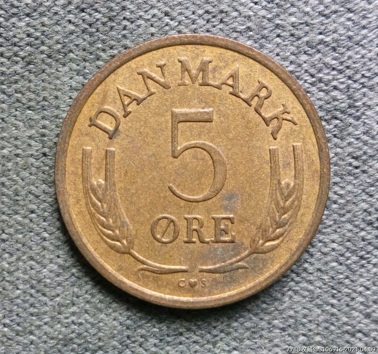 1971年丹麦5欧尔_外国钱币_第1张_7788钱币网