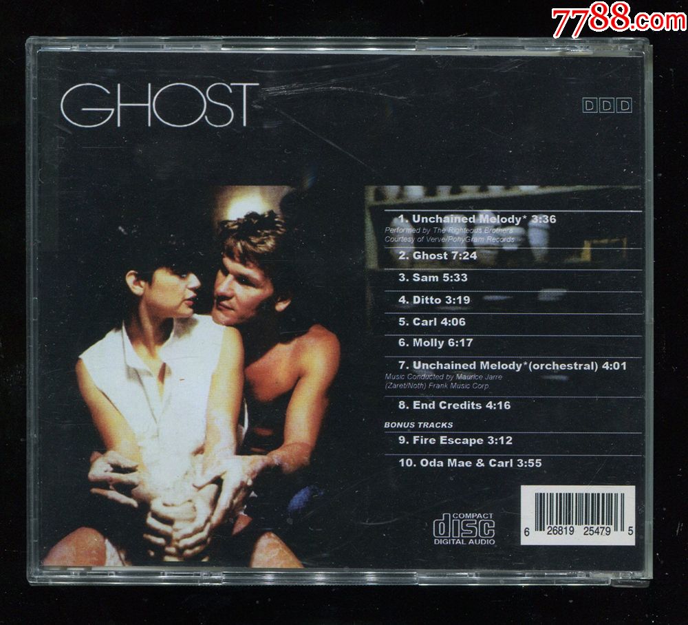 人鬼情未了(ghost)电影原声音乐cd一张