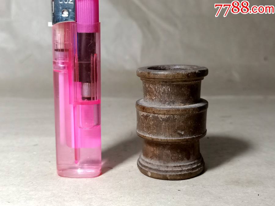 清民时期木雕小圆斗小拜斗小水盂小器大样包浆一流