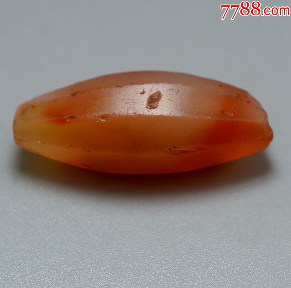千年古珠老珠子宋辽金红玛瑙棱珠红玉髓八楞管