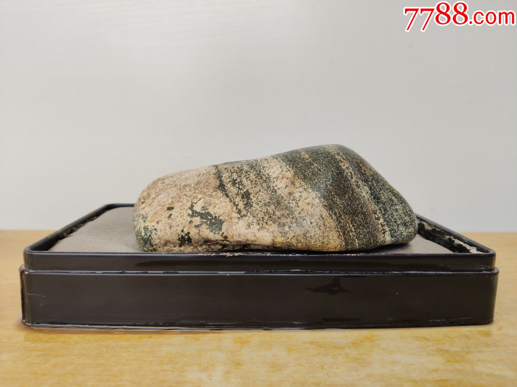 新进洛阳梅花石原石1740"山河图"(画面好,石型好)-黄河石-7788奇石